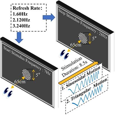 Assessing the Effect of the Refresh Rate of a Device on Various Motion Stimulation Frequencies Based on Steady-State Motion Visual Evoked Potentials